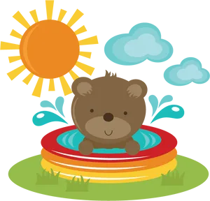 Sunny Groundhog Day Celebration PNG image