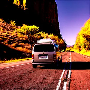 Sunny Road Trip Png Ugj PNG image