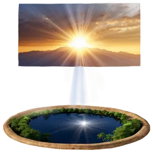 Sunrays At Dawn Png 49 PNG image