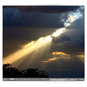 Sunrays At Dusk PNG Fbi