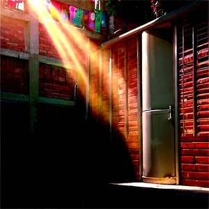 Sunrays In A City Alley PNG 21 PNG