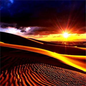 Sunrays Over Sand Dunes PNG Nxm14 PNG