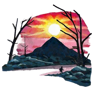 Sunrise Art Png 06262024 PNG image