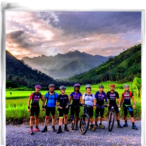 Sunrise Biking Excursion Png Cxd93 PNG image