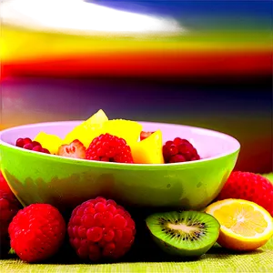 Sunrise Fruit Salad PNG Nqe PNG