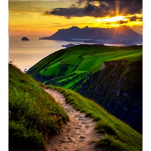 Sunrise Hiking Path Png 95 PNG image