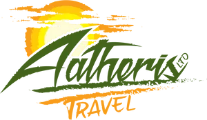 Sunset Beach Athens Travel Logo PNG image