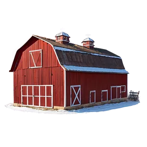 Sunset Behind Barn Png Hqg PNG image