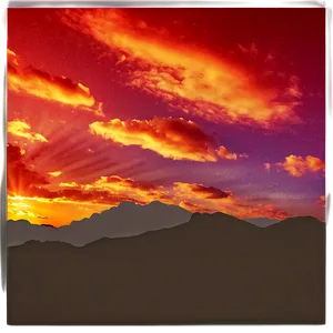 Sunset Clouds Silhouette PNG 17 PNG