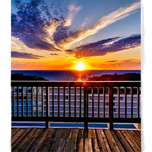 Sunset From Balcony PNG 27