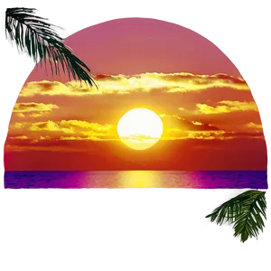 Sunset From Balcony PNG Kbw