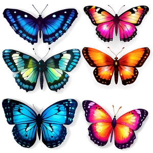 Sunset Glow Butterfly PNG Jrc91 PNG