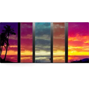 Sunset Glow Light Leak Overlay Png Spv PNG image