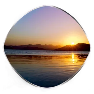 Sunset Horizon Line PNG 21