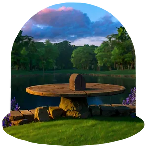 Sunset In The Park Png Ybv PNG image