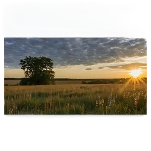 Sunset On The Prairie Png 46 PNG image