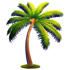Sunset Palm Trees PNG Uoj43