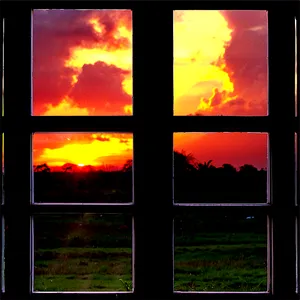 Sunset Through Window Png 05212024 PNG image
