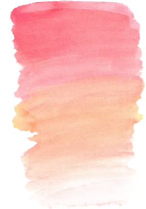 Sunset Watercolor Gradient Background PNG image