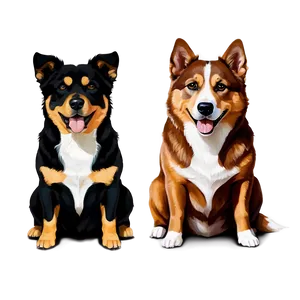 Sunset With Dogs PNG 94 PNG