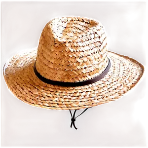 Sunshade Straw Hat PNG 05252024 PNG