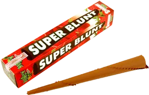 Super Blunt Packagingand Product PNG image