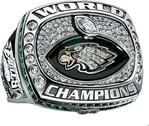 Super Bowl Championship Ring Eagles PNG image