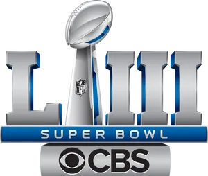 Super Bowl L I I I C B S Logo PNG