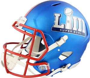 Super Bowl L I I I Commemorative Helmet PNG image