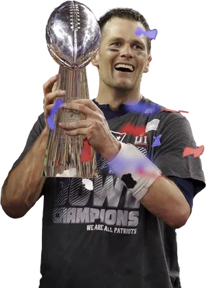 Super Bowl Trophy Celebration PNG