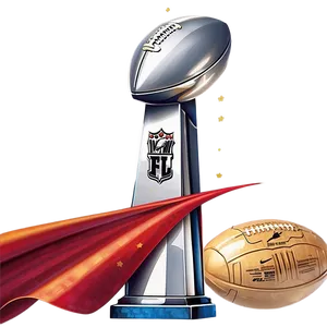 Super Bowl Trophy Celebration Png Jqg PNG image