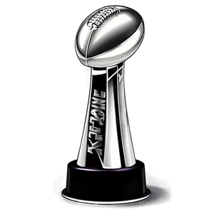 Super Bowl Trophy Celebration PNG Xgw29