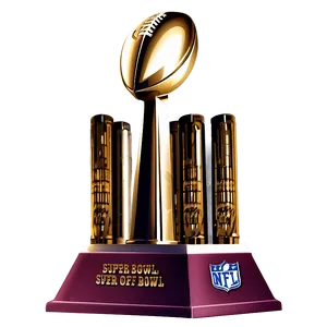 Super Bowl Trophy Illustration PNG Hwb