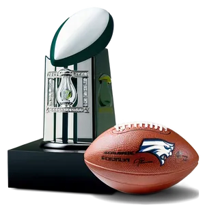 Super Bowl Trophy In Showcase Png Vmg PNG image