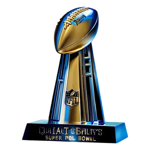 Super Bowl Trophy Replica Png Vqs65 PNG image