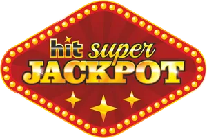 Super Jackpot Sign Illustration PNG image