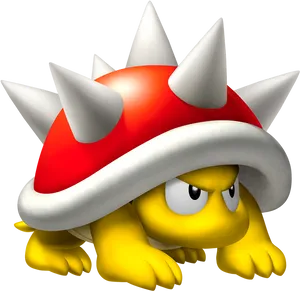 Super Mario Spiny Character