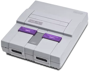 Super Nintendo Console PNG image