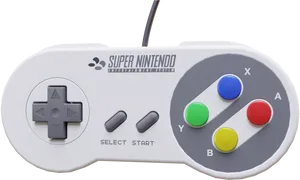 Super Nintendo Controller Classic PNG image