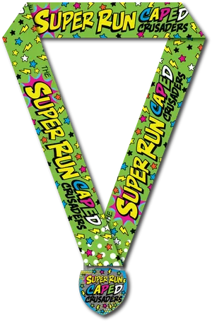 Super Run Caped Crusaders Medal