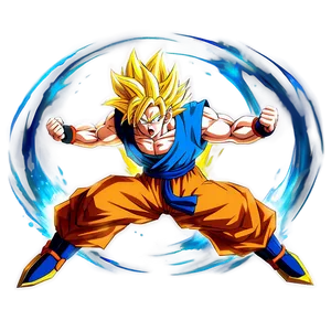Super Saiyan 3 Goku Flying PNG Bvb PNG