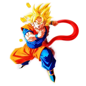 Super Saiyan 3 Goku's Aura Unleashed PNG 79 PNG