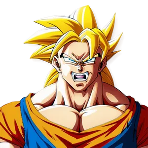 Super Saiyan 3 Goku's Roar PNG Mwp45 PNG