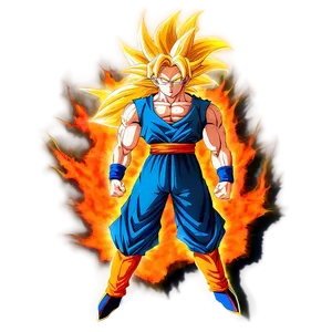 Super Saiyan 3 Goku With A Halo PNG 68 PNG