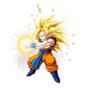 Super Saiyan 3 Goku With A Halo Png Qmn PNG image