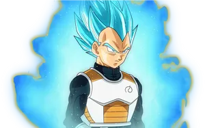 Super Saiyan Blue Aura Character PNG image