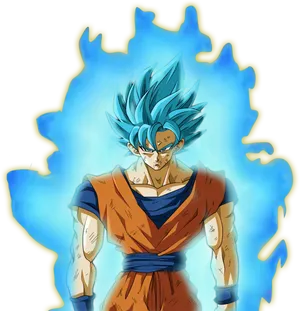 Super Saiyan Blue Aura Goku.png PNG image