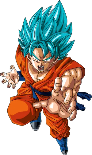 Super Saiyan Blue Goku.png PNG image