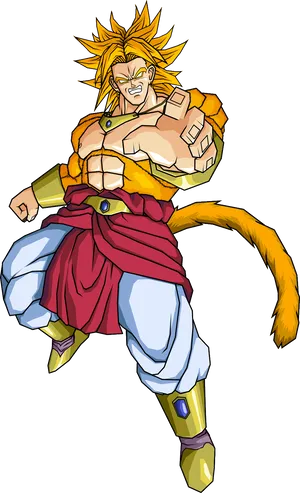 Super Saiyan Broly Power Up.png PNG image