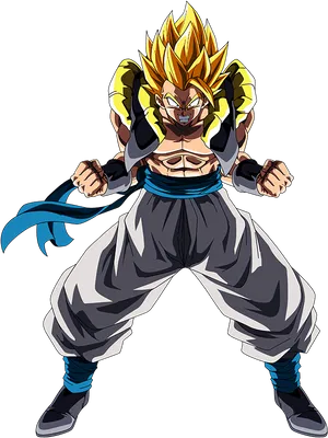 Super Saiyan Broly Power Up PNG image